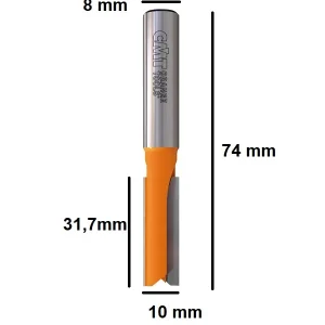 Alleen Vandaag Fresa a taglienti dritti gambo 6mm CMT 912.100.11 25328